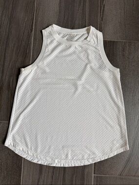 Calia White Racerback Tank